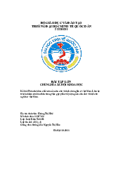 Phân tích bản chất của nền dân chủ xã hội chủ nghĩa ở Việt Nam - Môn chủ nghĩa xã hội khoa học| Đại học Kinh Tế Quốc Dân