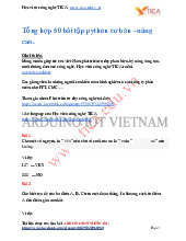 50 Bài tập Python - Phát triển ứng dụng Python | Đại học Thái Nguyên