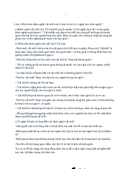 Đề cương ôn tập môn Triết học MácLenin | AJC