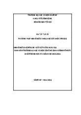 Tình trạng thức khuya và ảnh hưởng đến sức khỏe sinh viên | Bài tập tự học Nghiên cứu khoa học