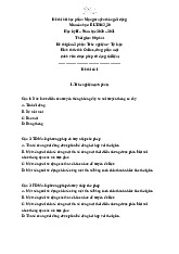 Đề thi Online Mạng truyền thông di động đề số 1 kỳ 2 năm học 2020-2021 | Trường Đại học Công nghệ, Đại học Quốc gia Hà Nội