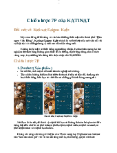 Chiến lược 7P của Katinat - Marketing căn bản | Trường Đại học Bách khoa Thành phố Hồ Chí Minh