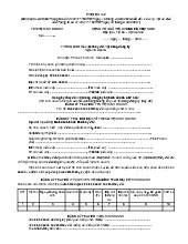 Phụ Lục III - Thay Đổi Nội Dung Hộ Kinh Doanh môn Pháp luật đại cương | Trường đại học Mở Hà Nội
