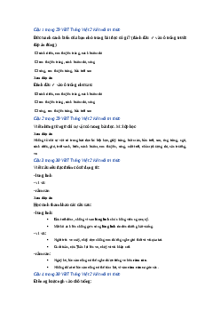 Giải VBT môn Tiếng việt 2 - Bài 14: Em học vẽ | Kết nối tri thức