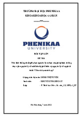Nêu tính thống nhất giữa hai nguyên lý cơ bản của phép biện chứng duy vật: nguyên lý về mối liên hệ phổ biến và nguyên lý về sự phát triển? Nêu ví dụ minh họa? |  Bài tập lớn học phần Triết học Mác - Lênin