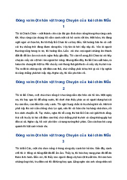 Đóng vai một nhân vật trong Chuyện của loài chim, viết đoạn văn kể về một công trình xây dựng mà nhân vật ấy được chứng kiến | Tập làm văn 4