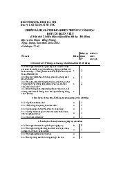 Phiếu đánh giá thi đua môn Tin học đại cương | Đại học Sư phạm Hà Nội