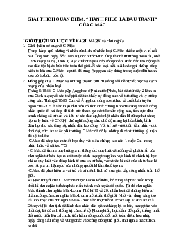 Giải thích quan điểm "Hạnh phúc là đấu tranh" | Trường Đại Học Thủ Đô Hà Nội