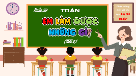 Giáo án điện tử Toán 4 Bài 58 Chân trời sáng tạo: Em làm được những gì?