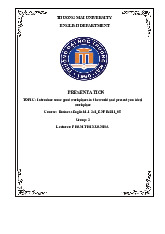 Introduce some good workplaces in the world and present you idealworkplace | Bài thảo luận tiếng anh thương mại