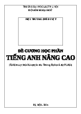 Đề cương học phần Tiếng Anh nâng cao | Trường Đại học Luật Hà Nội