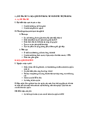 Cạnh tranh và độc quyền nền kinh tế thị trường | Trường đại học Bách Khoa Hà Nội