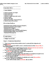 Final Exam Review Môn Principle of database management | Trường Đại học Quốc tế, Đại học Quốc gia Thành phố Hồ Chí Minh