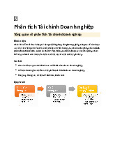 Lý thuyết Phân tích tài chính doanh nghiệp môn Quản trị tài chính doanh nghiệp | Đại học kinh tế quốc dân