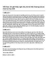 Viết đoạn văn giới thiệu ngôi nhà, căn hộ thân thương của em chọn lọc hay nhất | Tiếng Việt 3