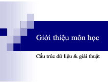 Giới thiệu môn học Cấu trúc dữ liệu và Giải thuật (CS101). Môn Cấu trúc dữ liệu và giải thuật (UET) | Trường Đại học Công nghệ, Đại học Quốc gia Hà Nội.