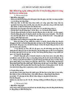 Câu hỏi ôn tập môn Trang bị điện | Trường Cao đẳng Kinh tế Công nghiệp Hà Nội