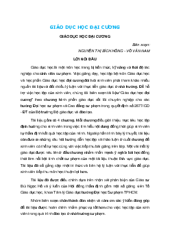 Giáo trình Giáo dục học đại cương | Trường Đại học Sư phạm Thành phố Hồ Chí Minh