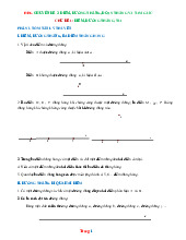 Luyện Thi HSG Toán 6 Chủ Đề: Điểm Đường Thẳng Tia Có Lời Giải Chi Tiết
