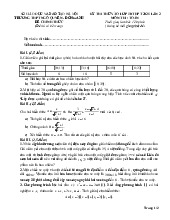 Đề thi thử vào lớp 10 môn Toán lần 2 năm 2025 trường THPT Ngô Quyền – Hà Nội
