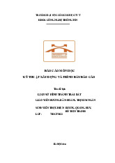 Báo cáo đề tài Lịch sử hình thành Trái Đất môn Kỹ thuật xây dựng và trình bày báo cáo | Đại học Công nghệ Giao thông vận tải