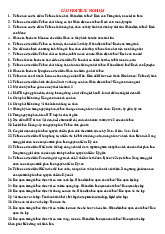 Câu hỏi ôn tập cho Sinh học Tế bào | Đại học Nguyễn Tất Thành