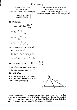 Đề cuối học kỳ 1 Toán 8 năm 2022 – 2023 phòng GD&ĐT Hóc Môn – TP HCM