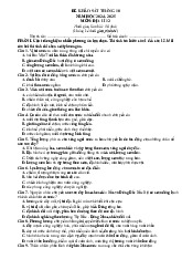 Đề khảo sát tốt nghiệp THPT 2025 môn Địa lí tháng 10 có đáp án