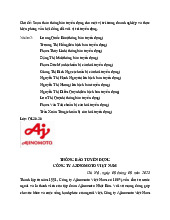 Chủ đề: Soạn thảo thông báo tuyển dụng cho một vị trí trong doanh nghiệp và thực hiện phỏng vấn hội đồng đối với vị trí tuyển dụng môn Chủ nghĩa xã hội và khoa học | Trường Đại học Kinh doanh và Công nghệ Hà Nội