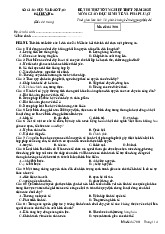 Đề thi thử tốt nghiệp THPT 2025 môn Giáo dục Kinh tế và Pháp luật Sở GD&ĐT Hải Dương
