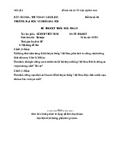 Tổng hợp câu hỏi ôn tập Môn Lễ hội Việt Nam | Đại học Văn hóa Hà Nội