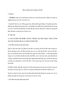 Văn mẫu lớp 11: Phân tích nhân vật Chí Phèo (3 Dàn ý + 18 mẫu) | Kết nối tri thức