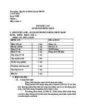 Chuẩn độ dung dịch | Báo cáo thực hành hóa học