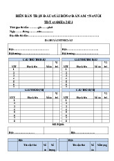 Biên bản bóng đá nam - Tài liệu tổng hợp