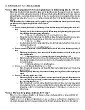 Đề cương môn Tâm lý học đại cương - Trường Đại học lao động -  xã hội