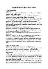 HÌNH TƯỢNG VĂN HỌC - KIẾN THỨC VÀ ĐẶC TRƯNG