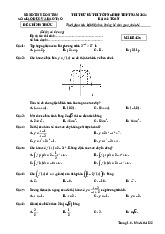 Đề thi thử tốt nghiệp THPT năm 2024 môn Toán sở GD&ĐT Kon Tum