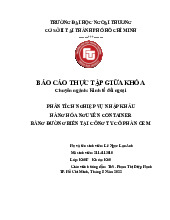 Phân tích nghiệp vụ nhập khẩu hàng hóa nguyên container bằng đường biển tại công ty cổ phần OEM | Môn Kinh tế đối ngoại - Đại học Ngoại Thương