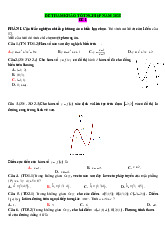 Đề thi tham khảo tốt nghiệp THPT môn Toán 2025 có lời giải.