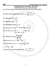 Tổng hợp đề thi cuối kỳ môn Giải tích 1 - Học kỳ 2019