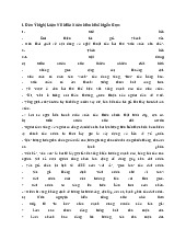 Dàn ý Mùa xuân nho nhỏ (Thanh Hải) | Ngữ Văn 9