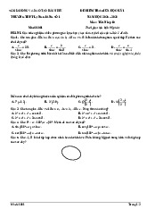 Đề giữa kì 1 Toán 10 năm 2025 – 2026 trường THPT Lạng Giang 1 – Bắc Ninh