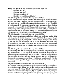 Giới thiệu một trò chơi của thiếu nhi ở quê em | Tập làm văn lớp 2 | Cánh diều