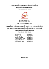 Bài tập nhóm Phân tích thực trạng đầu tư từ Việt Nam ra nước ngoài môn Luật Kinh doanh | Học viện Công Nghệ Bưu Chính Viễn Thông