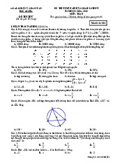 Đề thi thử tuyển sinh lớp 10 môn Toán năm 2025 – 2026 sở GD&ĐT Bắc Giang có đáp án