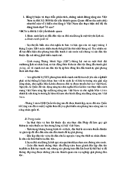 Đề cương ôn tập lịch sử đảng cộng sản Việt Nam