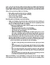 Bài tập môn Phương pháp nghiên cứu Marketing | Học viện Công Nghệ Bưu Chính Viễn Thông