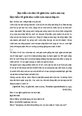 Về giữa khu vườn của mẹ - Trịnh Bích Thùy | Ngữ văn 11