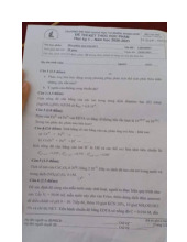 Đề thi cuối HKI học phần Hoá phân tích năm 2024 - 2025 | Trường Đại học Khoa học tự nhiên, Đại học Quốc gia Thành phố Hồ Chí Minh