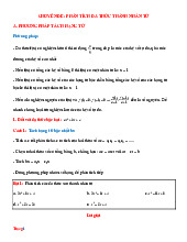 Chuyên Đề Phân Tích Đa Thức Thành Nhân Tử Bồi Dưỡng HSG Toán 8 Giải Chi Tiết
